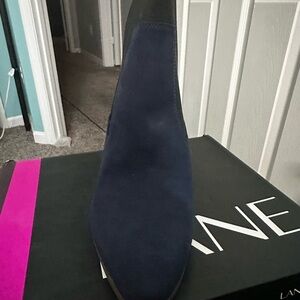 True Navy Brand New Suede shoe boots